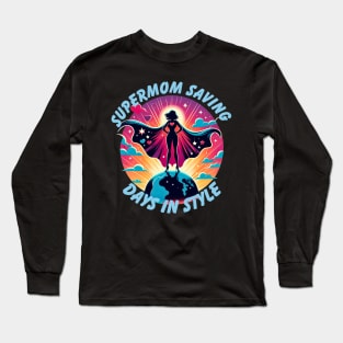 mother day 2024 supermom Long Sleeve T-Shirt